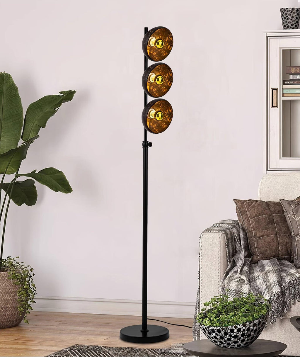 Eclipse Walnut Floor Light 11.8", Floor Lamp, detail 7