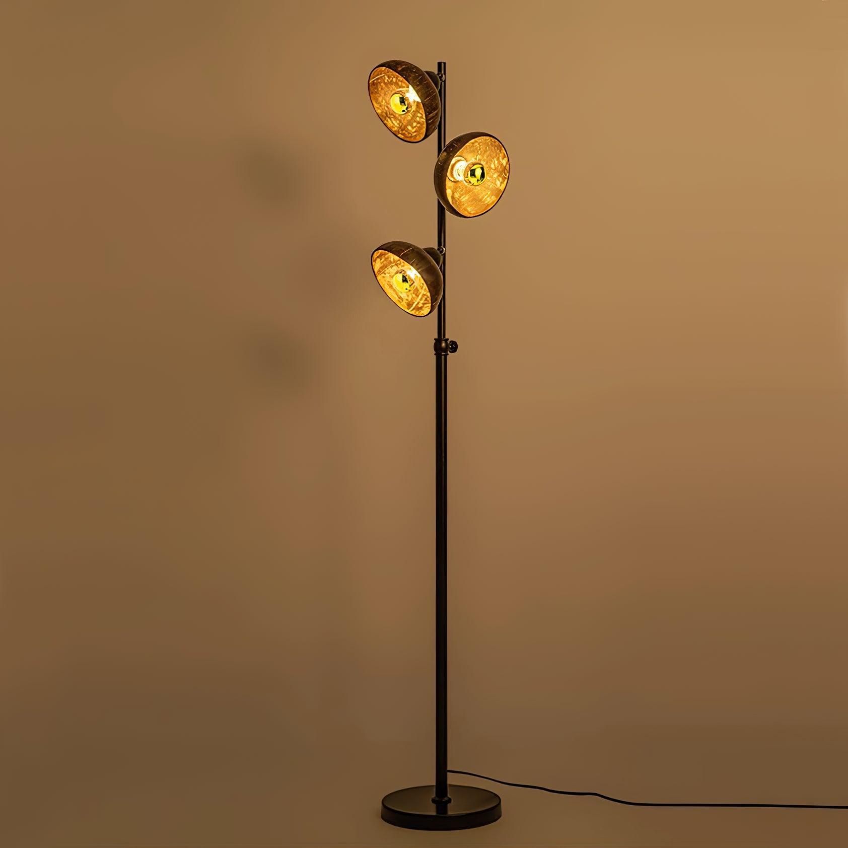 Eclipse Walnut Floor Light 11.8", Floor Lamp, detail 9