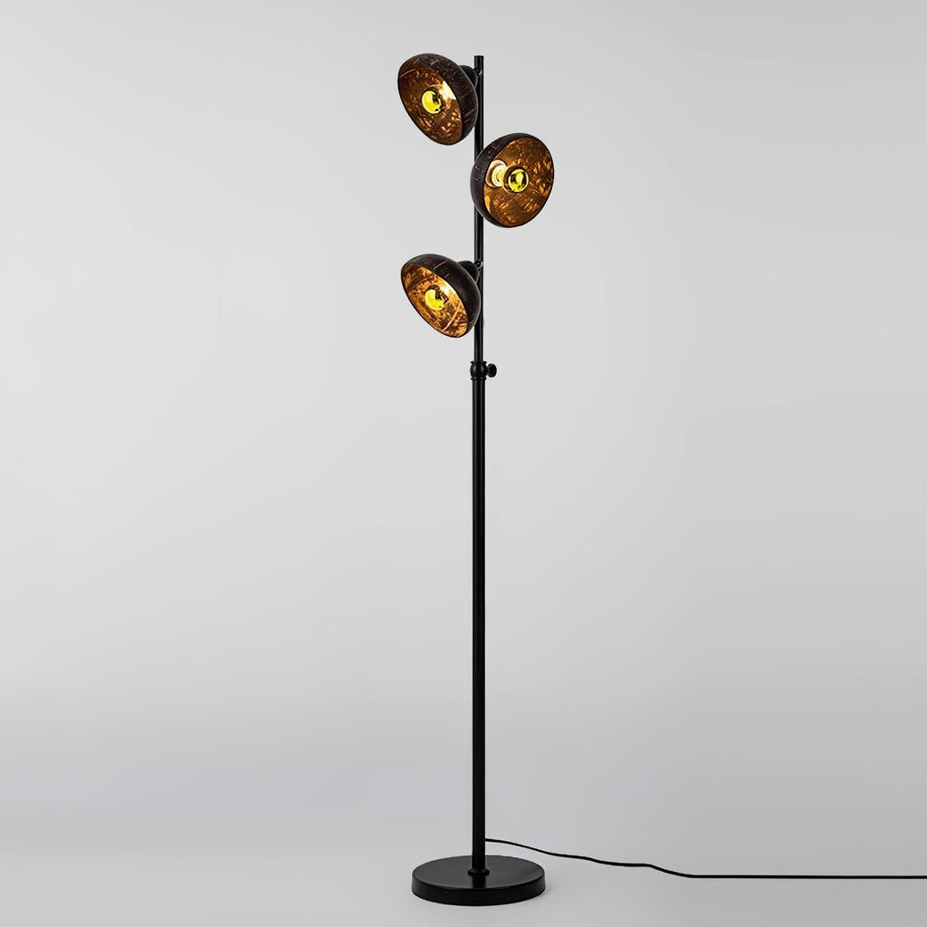Eclipse Walnut Floor Light 11.8", Floor Lamp, detail 10