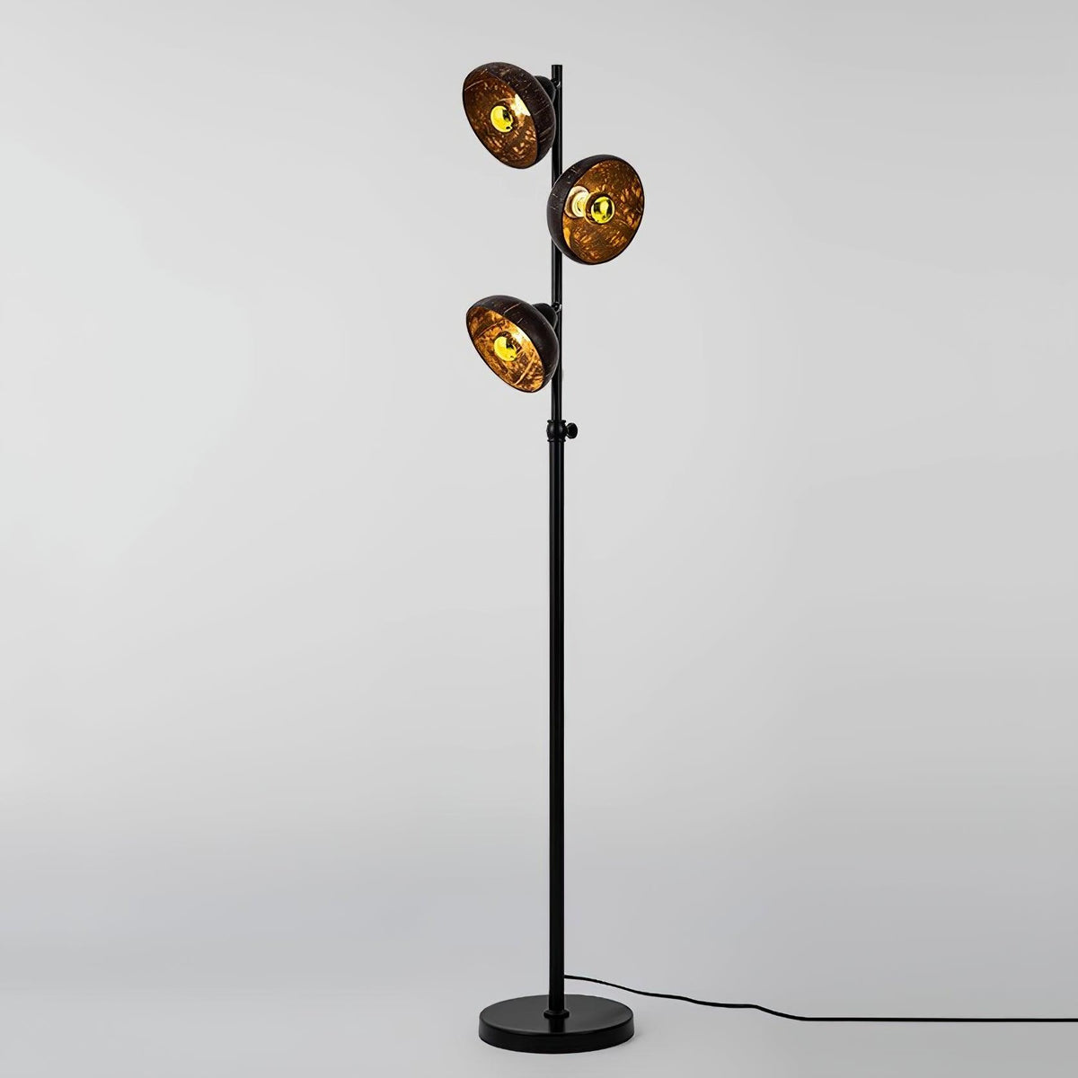 Eclipse Walnut Floor Light 11.8", Floor Lamp, detail 10