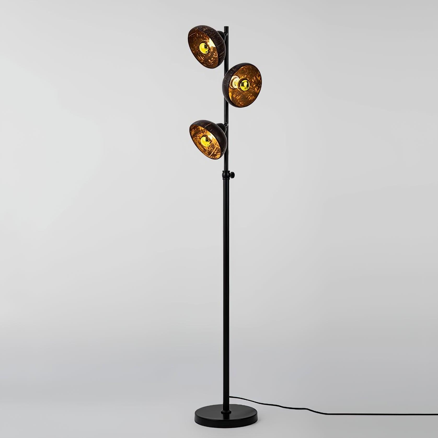 Eclipse Walnut Floor Light 11.8", Floor Lamp, detail 10