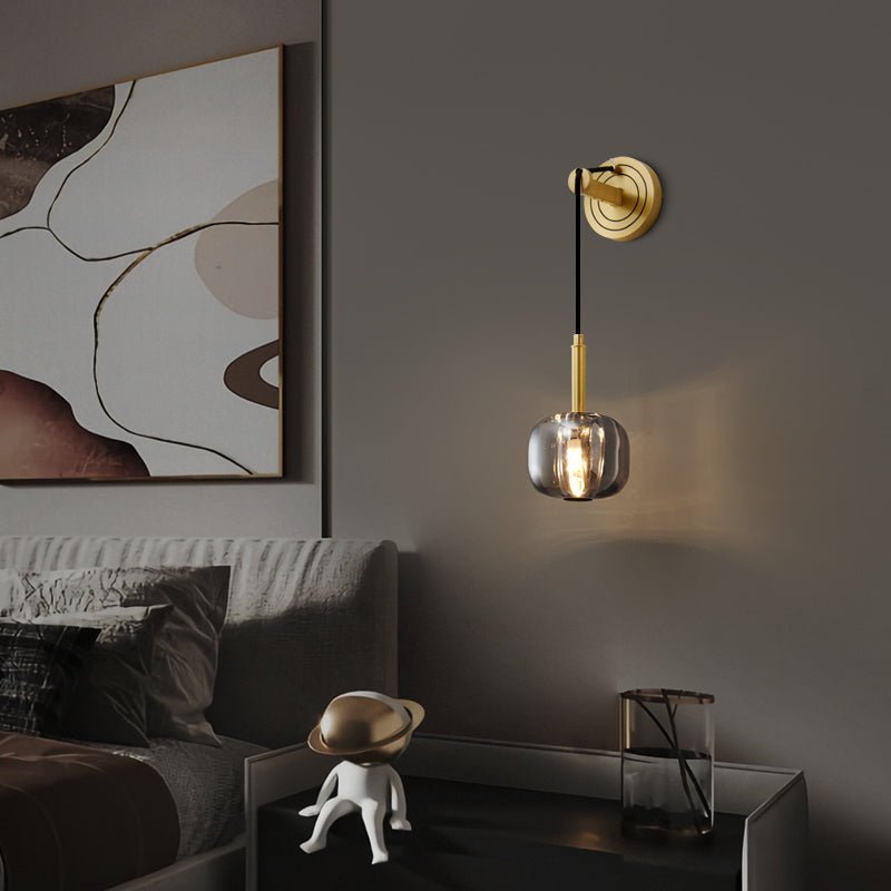 Ecliptique Series Wall Light, Hardwired Wall Sconce, detail 12