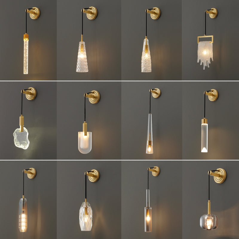 Ecliptique Series Wall Light, Hardwired Wall Sconce, detail 4