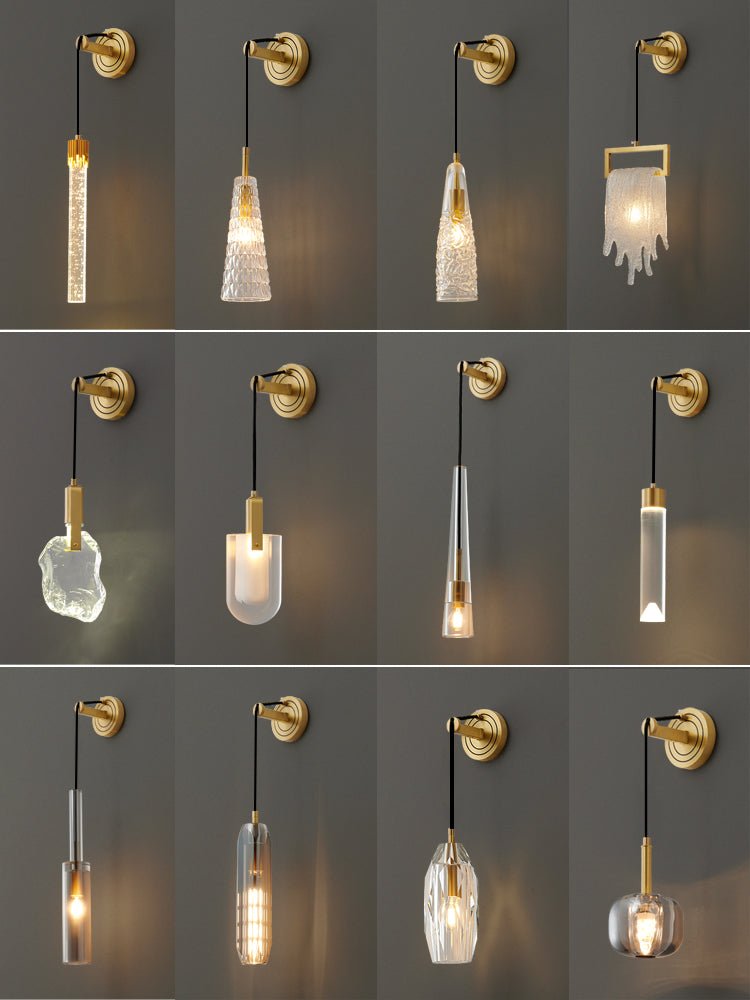 Ecliptique Series Wall Light, Hardwired Wall Sconce, detail 16