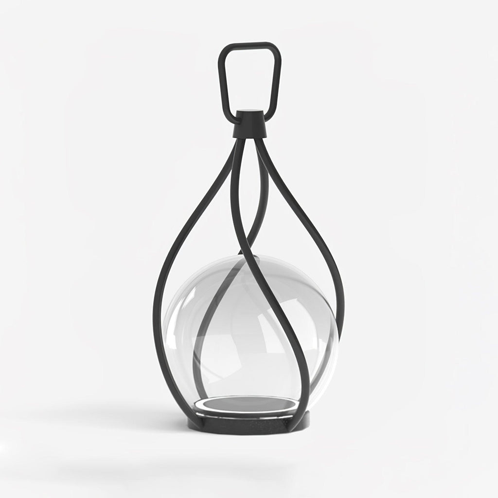 Eclisse Orb Lantern Rechargeable Table Light, Bedside Table Lamp, detail 4