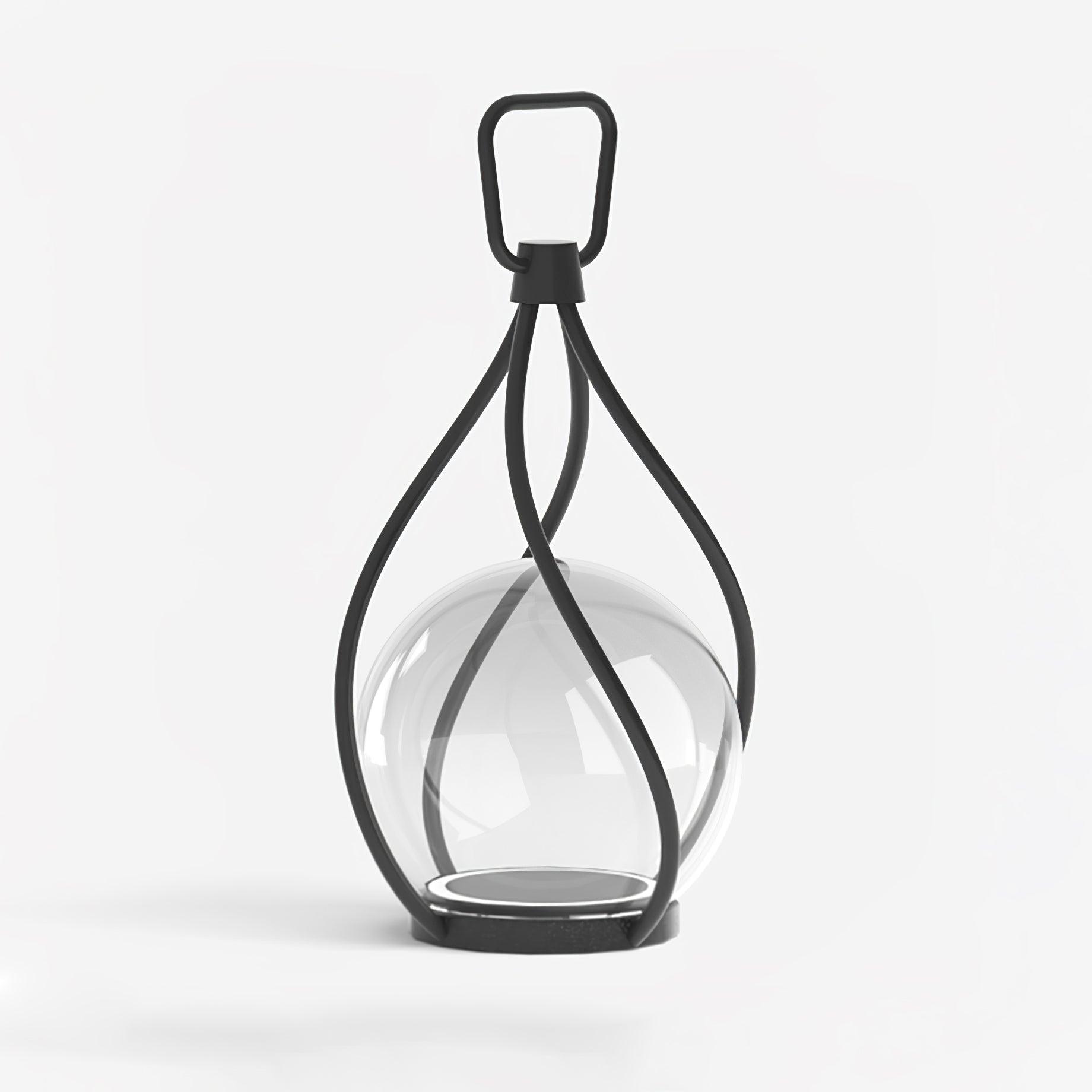 Eclisse Orb Lantern Rechargeable Table Light, Bedside Table Lamp, detail 4