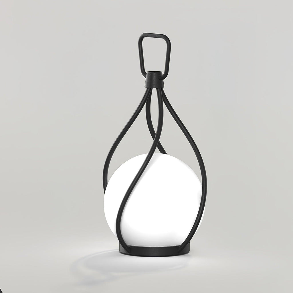 Eclisse Orb Lantern Rechargeable Table Light, Bedside Table Lamp, detail 3