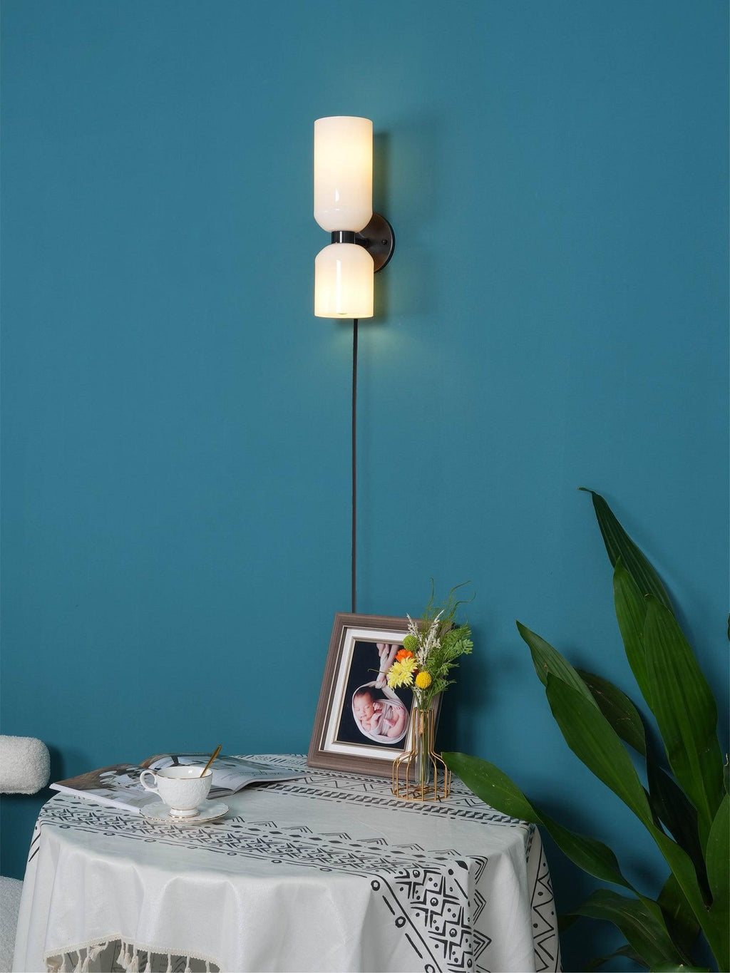 Edie Plug-In Wall Light, Plug-In Wall Sconce, detail 12