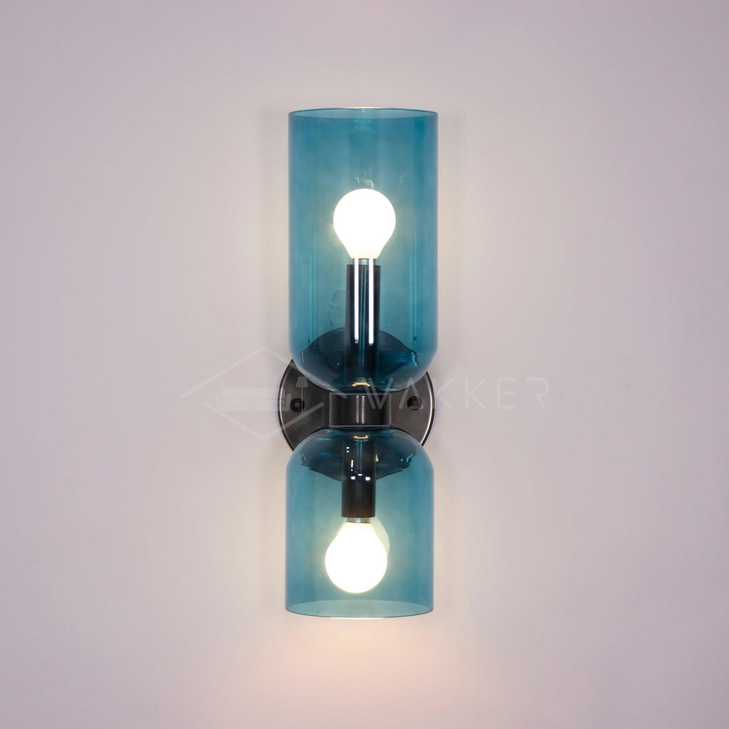 Edie Wall Light - Dia 12cm x H 35cm Brass, Hardwired Wall Sconce, detail 13