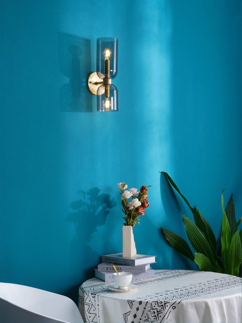 Edie Wall Light - Φ 4.7 x H 13.8 Brass, Hardwired Wall Sconce, detail 21