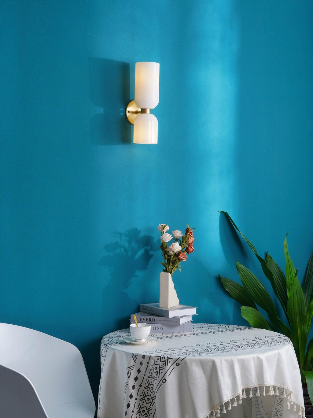 Edie Wall Light - Φ 4.7 x H 13.8 Brass, Hardwired Wall Sconce, detail 23