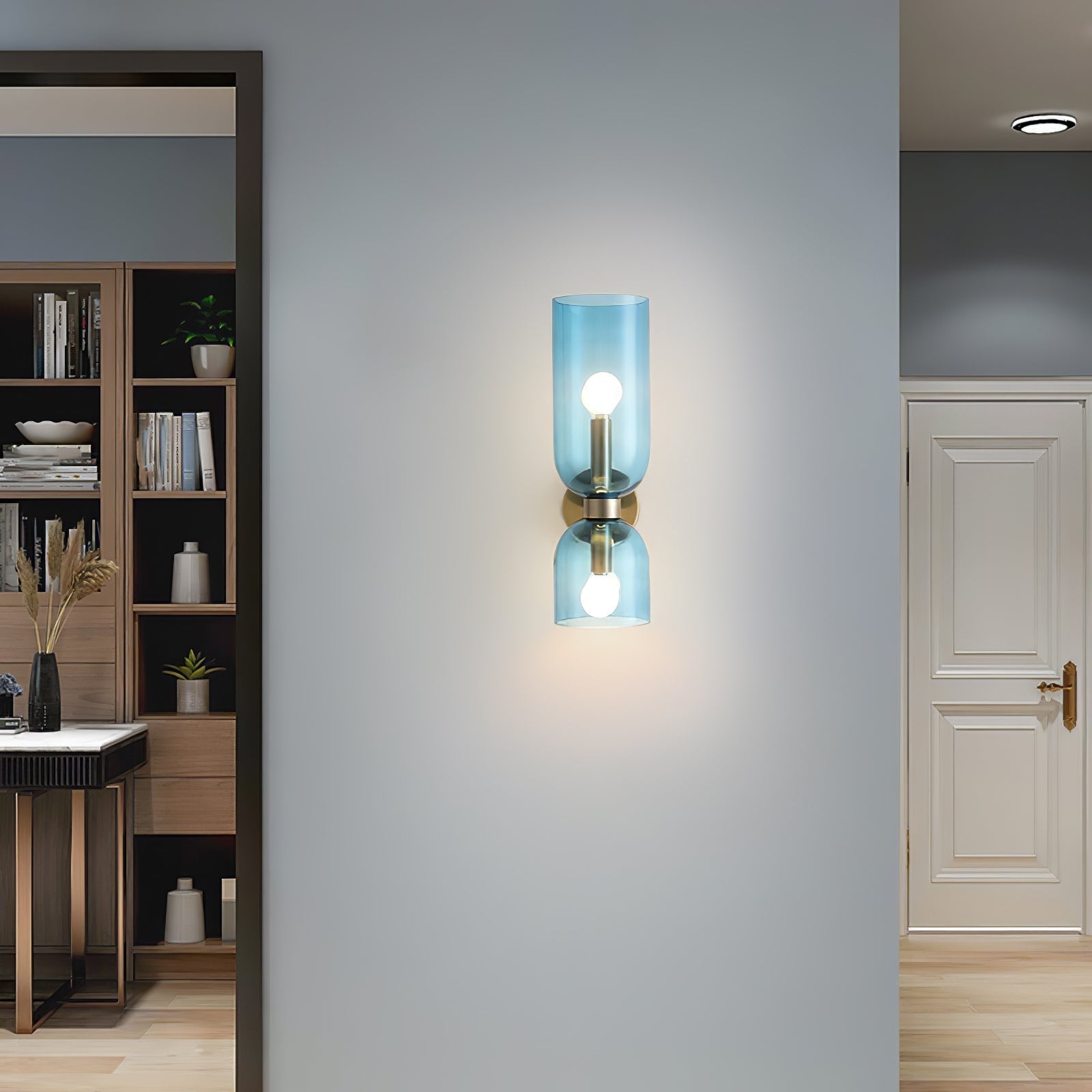 Edie Wall Light - Φ 4.7 x H 13.8 Brass, Hardwired Wall Sconce, detail 11