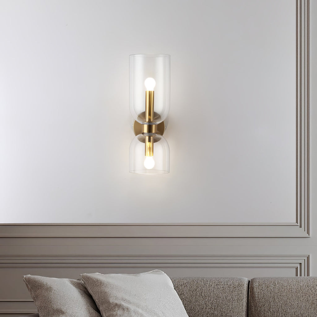 Edie Wall Light - Φ 4.7 x H 13.8 Brass, Hardwired Wall Sconce, detail 10