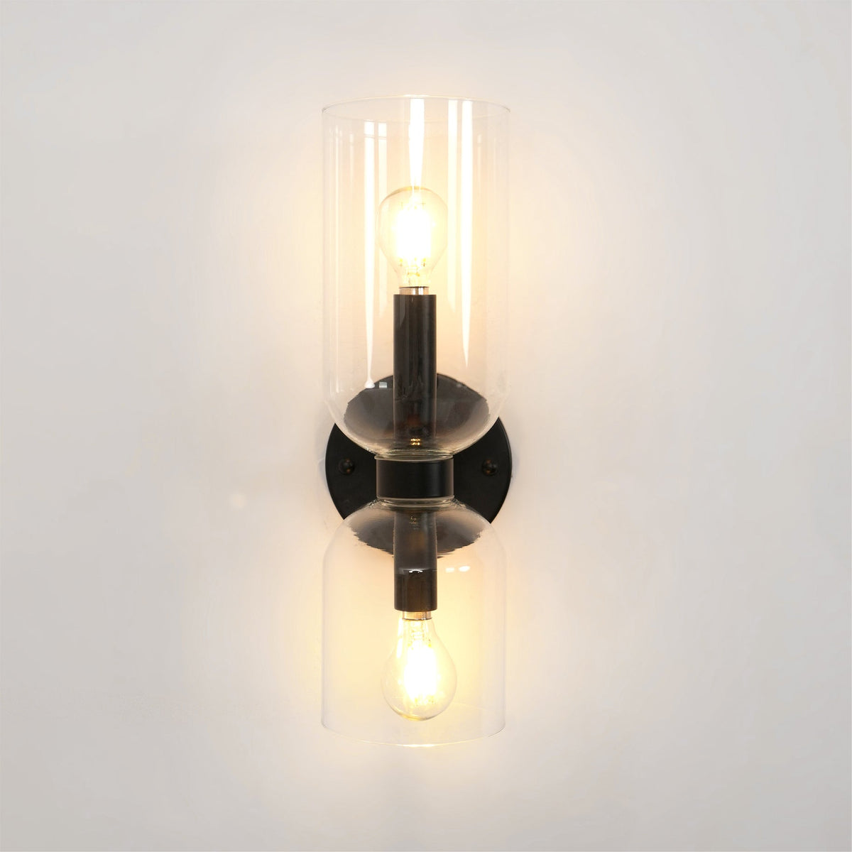 Edie Wall Light - Dia 12cm x H 35cm Brass, Hardwired Wall Sconce, detail 43