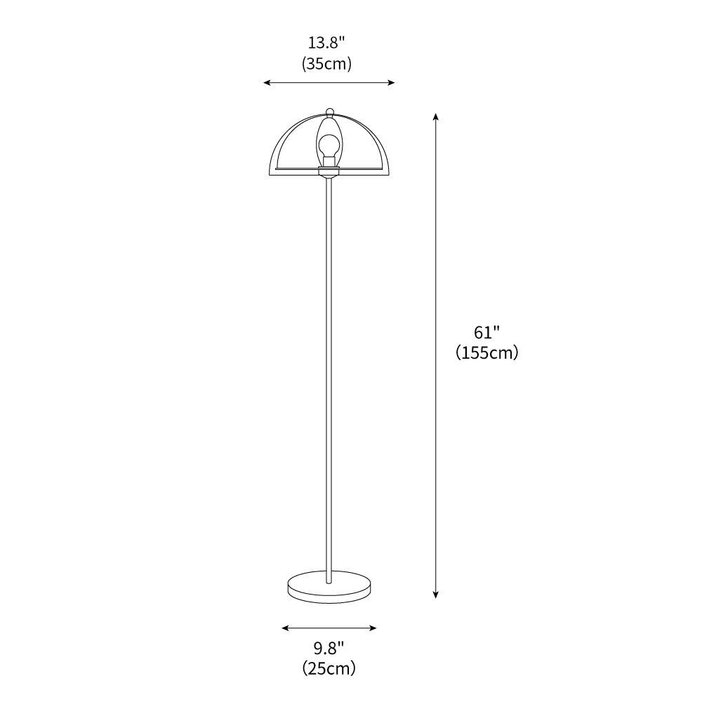 Edinburgh Floor Light 13.8", Floor Lamp, detail 3