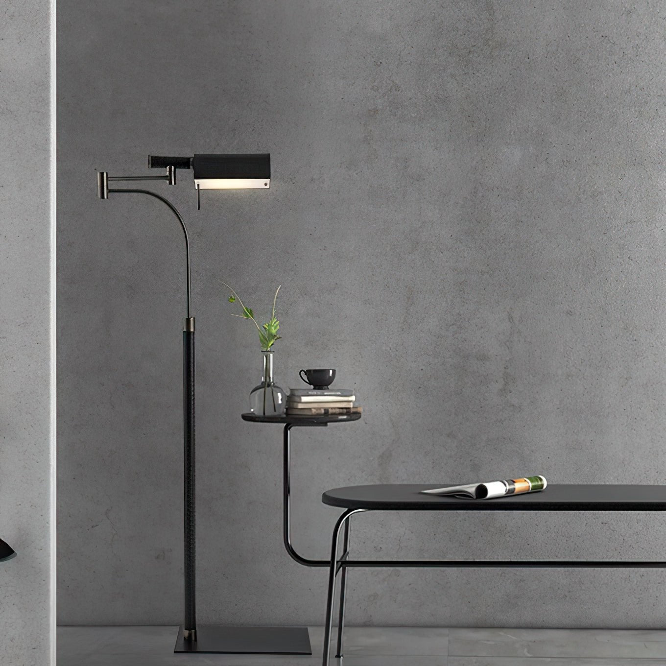 Edwin Task Standing Floor Light, Floor Lamp, detail 4