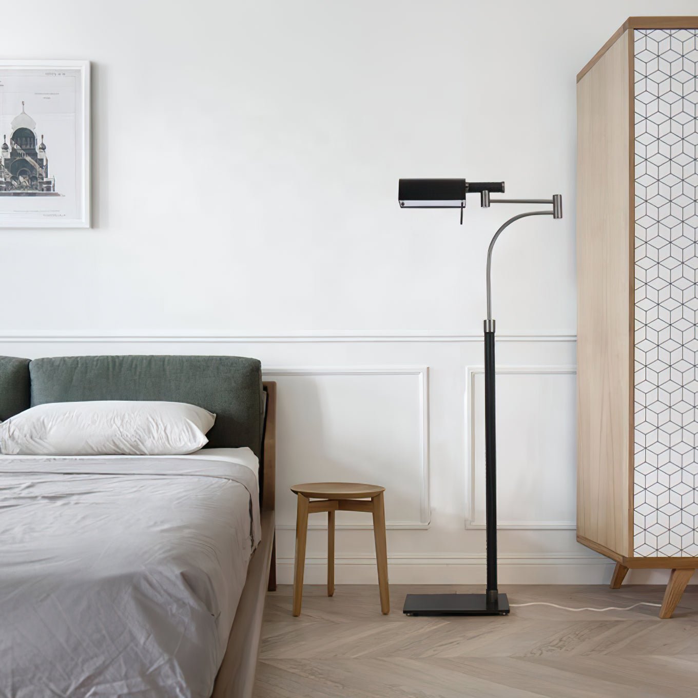 Edwin Task Standing Floor Light, Floor Lamp, detail 5