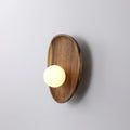 Eivor Wall Light, Hardwired Wall Sconce, Wood, Dia 20cm x H 26cm