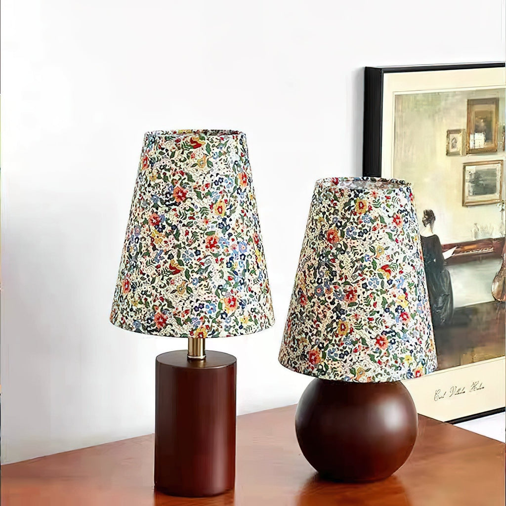Elara Floral Glow Table Light, Bedside Table Lamp, detail 4