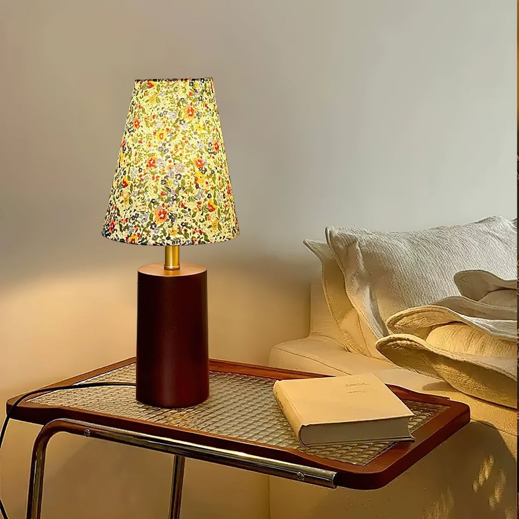Elara Floral Glow Table Light, Bedside Table Lamp, detail 13
