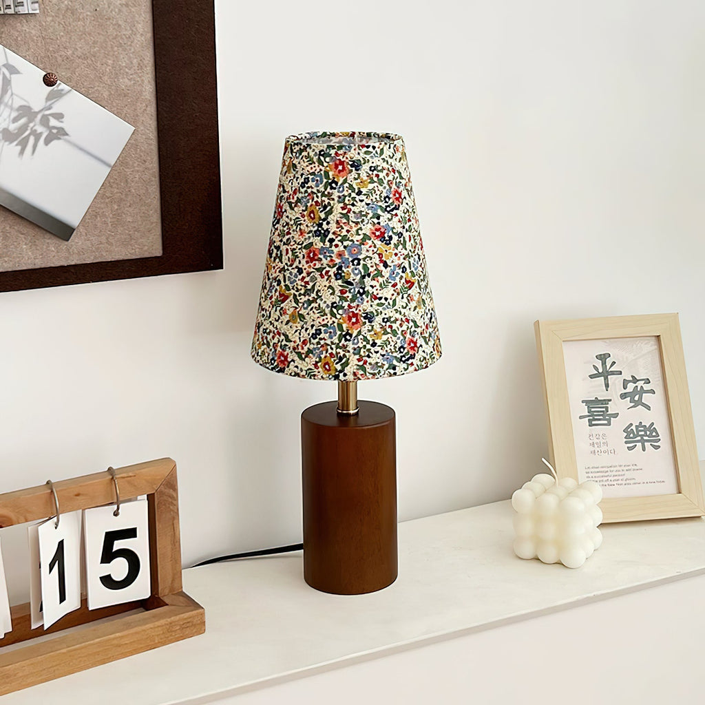 Elara Floral Glow Table Light, Bedside Table Lamp, detail 23