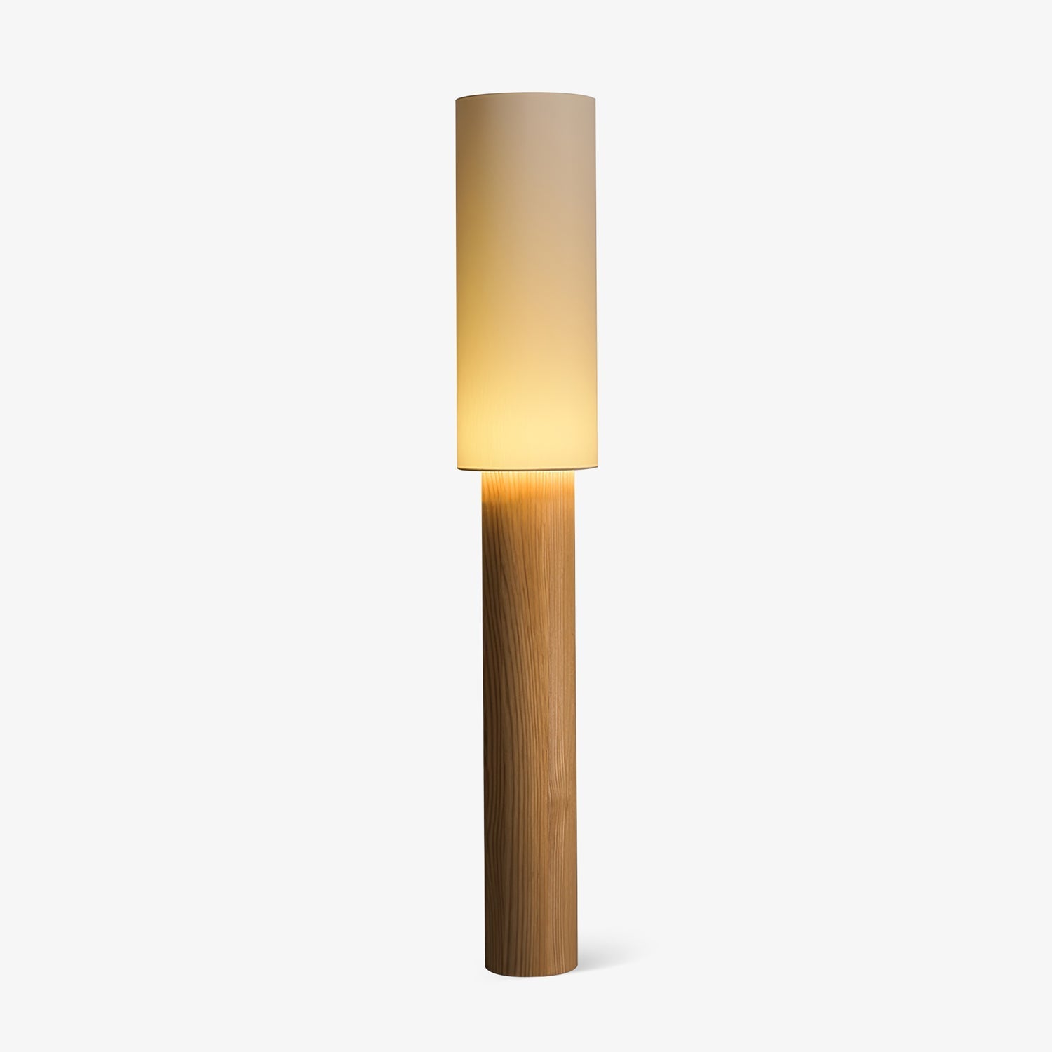 Elara Wood Floor Light, Floor Lamp, Metal, Dia 23cm x H 140cm
