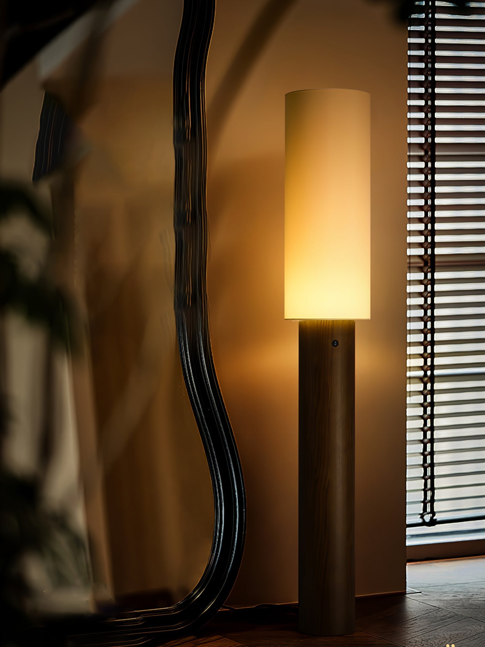 Elara Wood Floor Light, Floor Lamp, detail 11