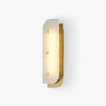 Elaris Alabaster Wall Light - Wall Lamp, Hardwired Wall Sconce, Iron, L 14cm x W 5.7cm x H 33cm