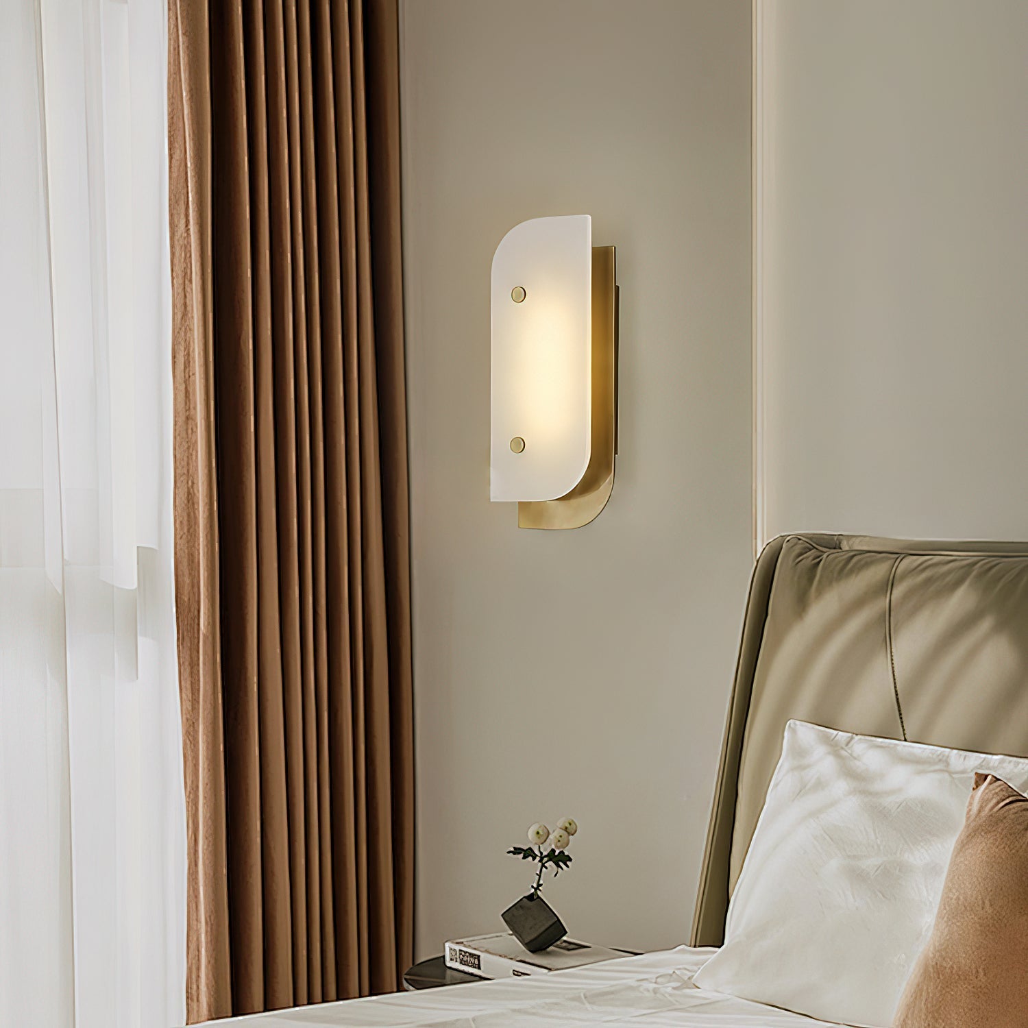 Elaris Alabaster Wall Light - Wall Lamp, Hardwired Wall Sconce, detail 3