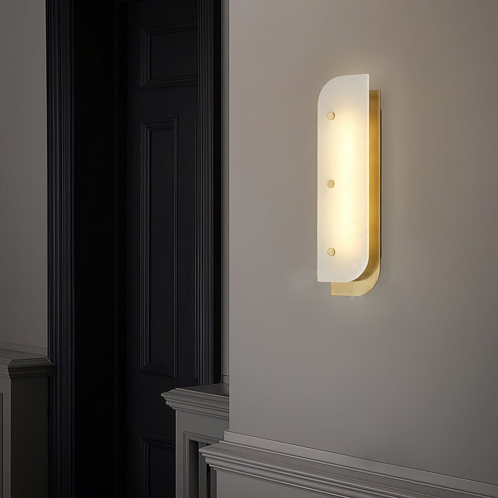 Elaris Alabaster Wall Light - Wall Lamp, Hardwired Wall Sconce, detail 4