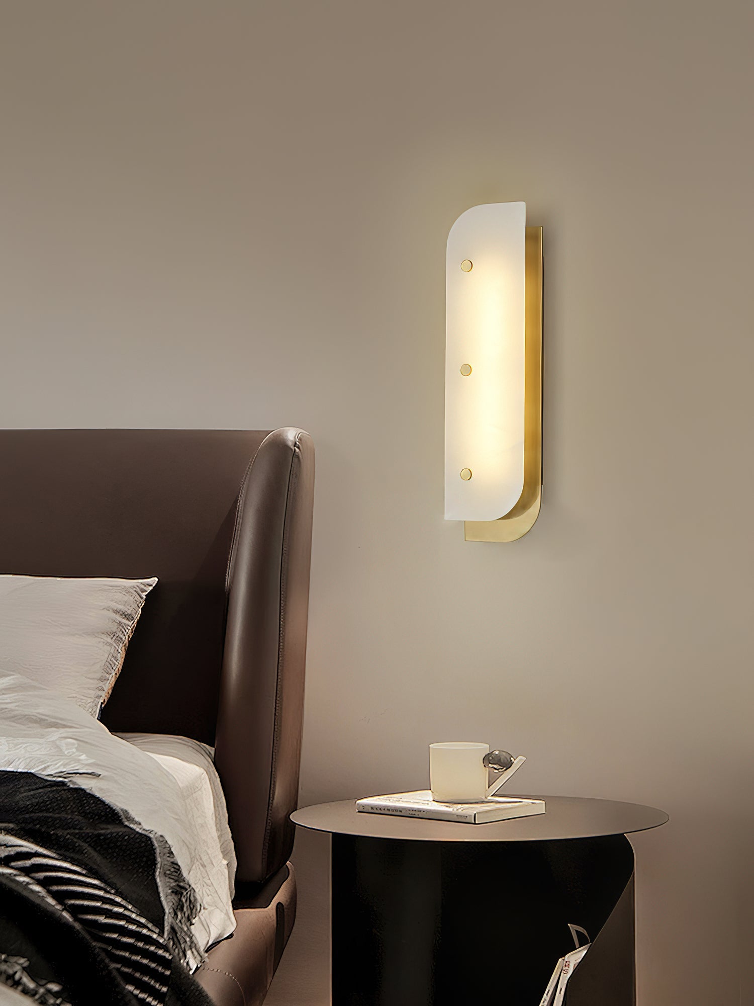 Elaris Alabaster Wall Light - Wall Lamp, Hardwired Wall Sconce, detail 6