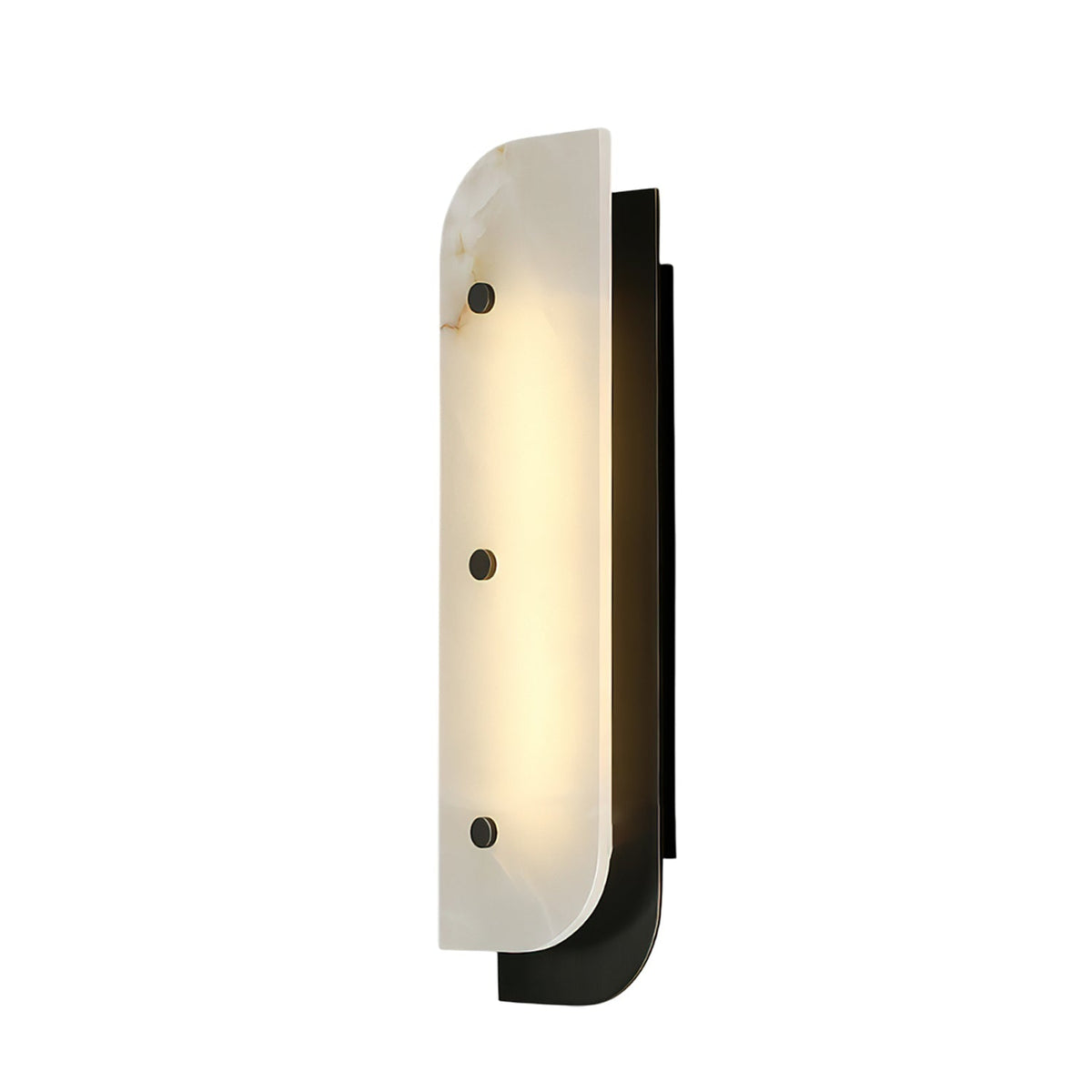 Elaris Alabaster Wall Light - L 14cm x W 5.7cm x H 33cm Iron, Hardwired Wall Sconce, detail 19