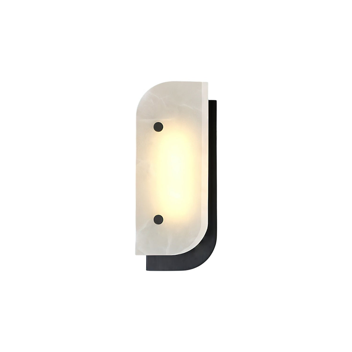Elaris Alabaster Wall Light - L 14cm x W 5.7cm x H 33cm Iron, Hardwired Wall Sconce, detail 18