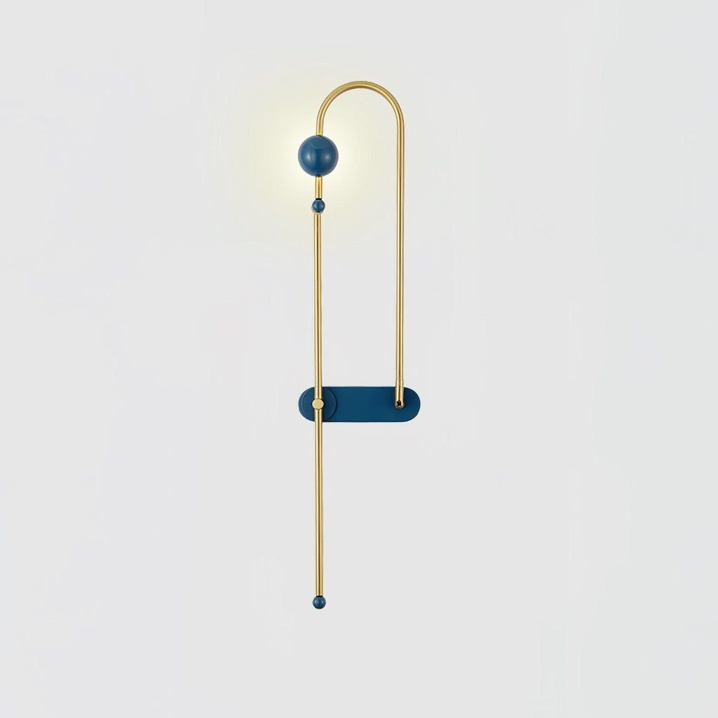 Electrical Circuit Wall Light, Hardwired Wall Sconce, Metal, W 18cm x H 75cm