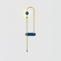 Electrical Circuit Wall Light, Hardwired Wall Sconce, Metal, W 18cm x H 75cm