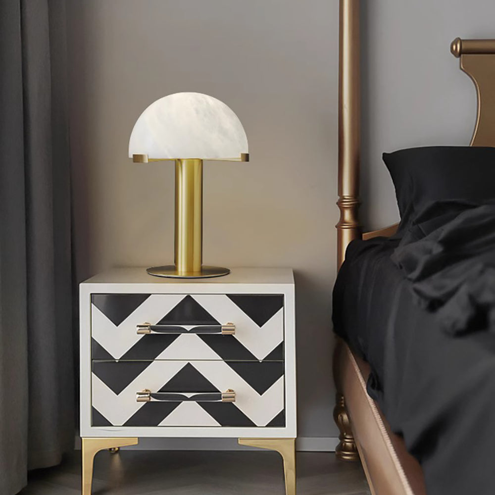 Elegance Alabaster Table Light, Bedside Table Lamp, detail 70