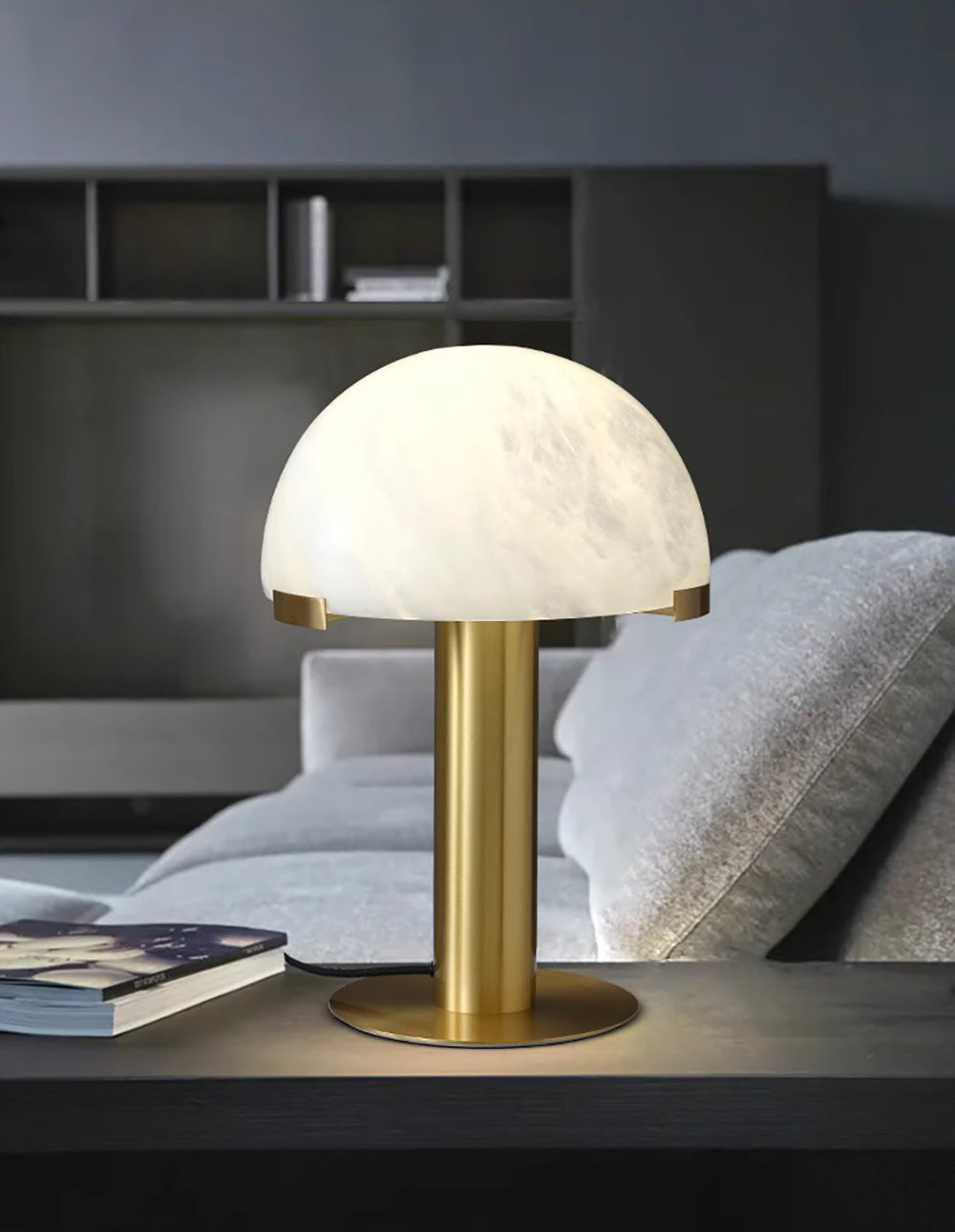 Elegance Alabaster Table Light, Bedside Table Lamp, detail 77