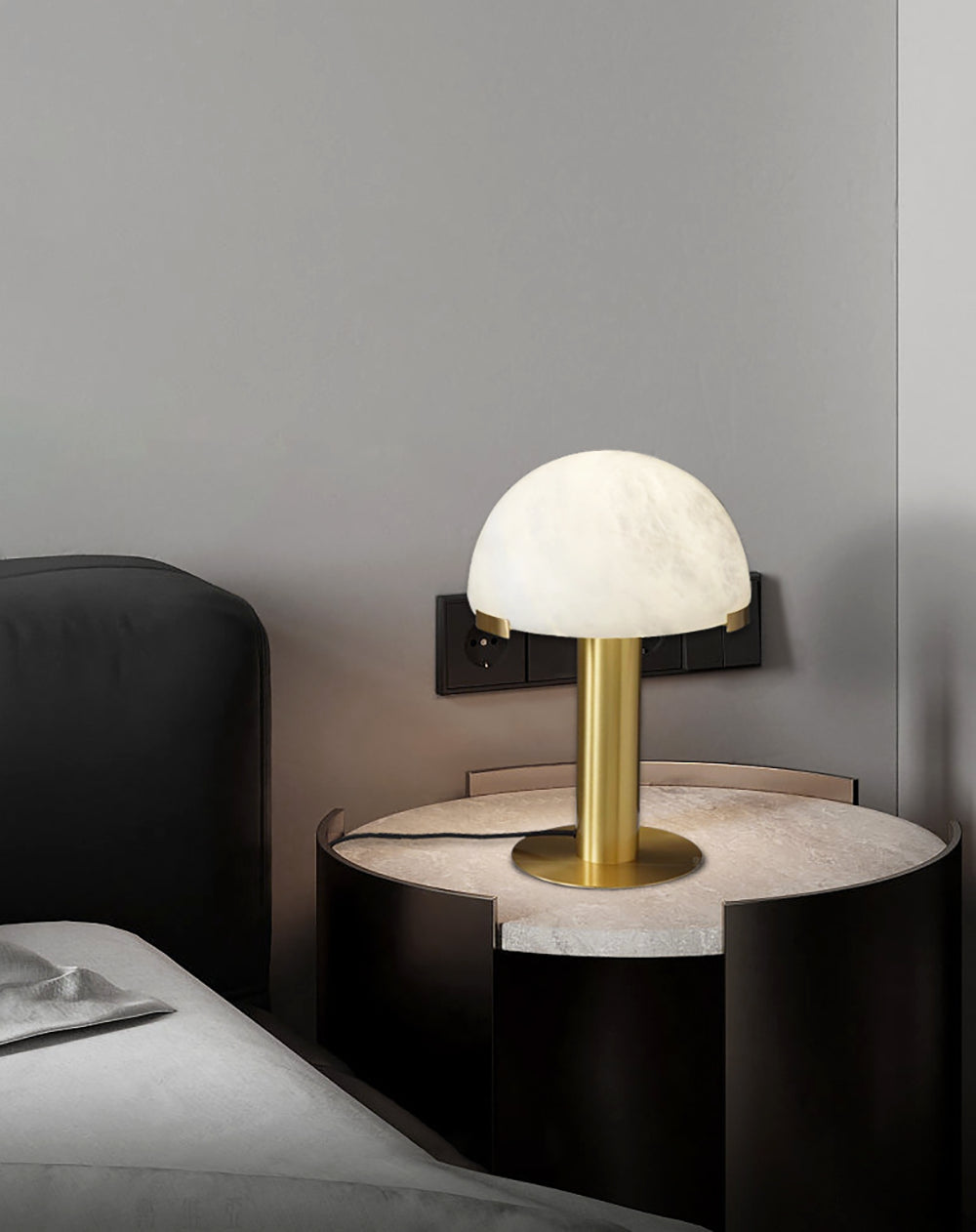 Elegance Alabaster Table Light, Bedside Table Lamp, detail 53