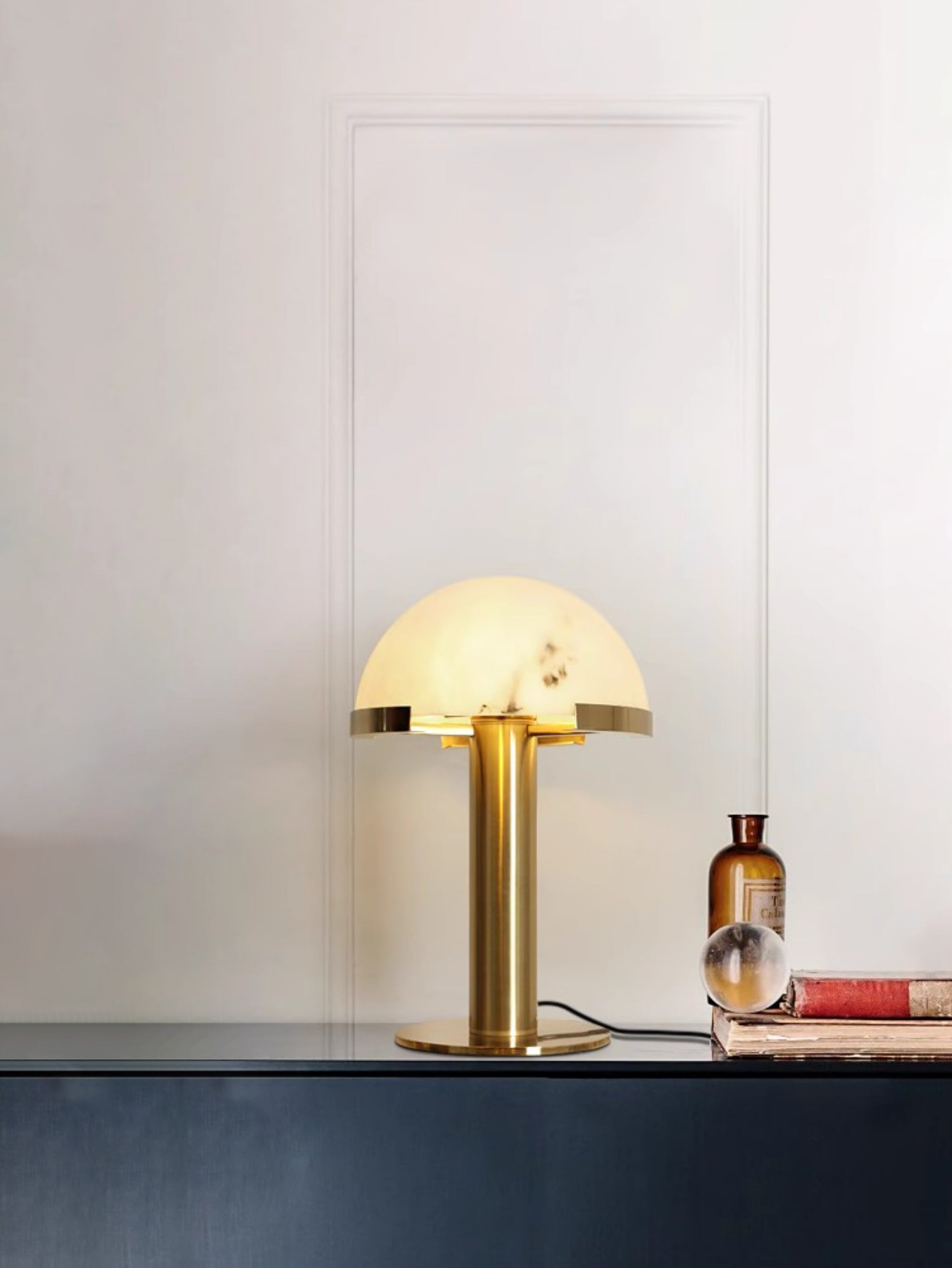 Elegance Alabaster Table Light, Bedside Table Lamp, detail 56
