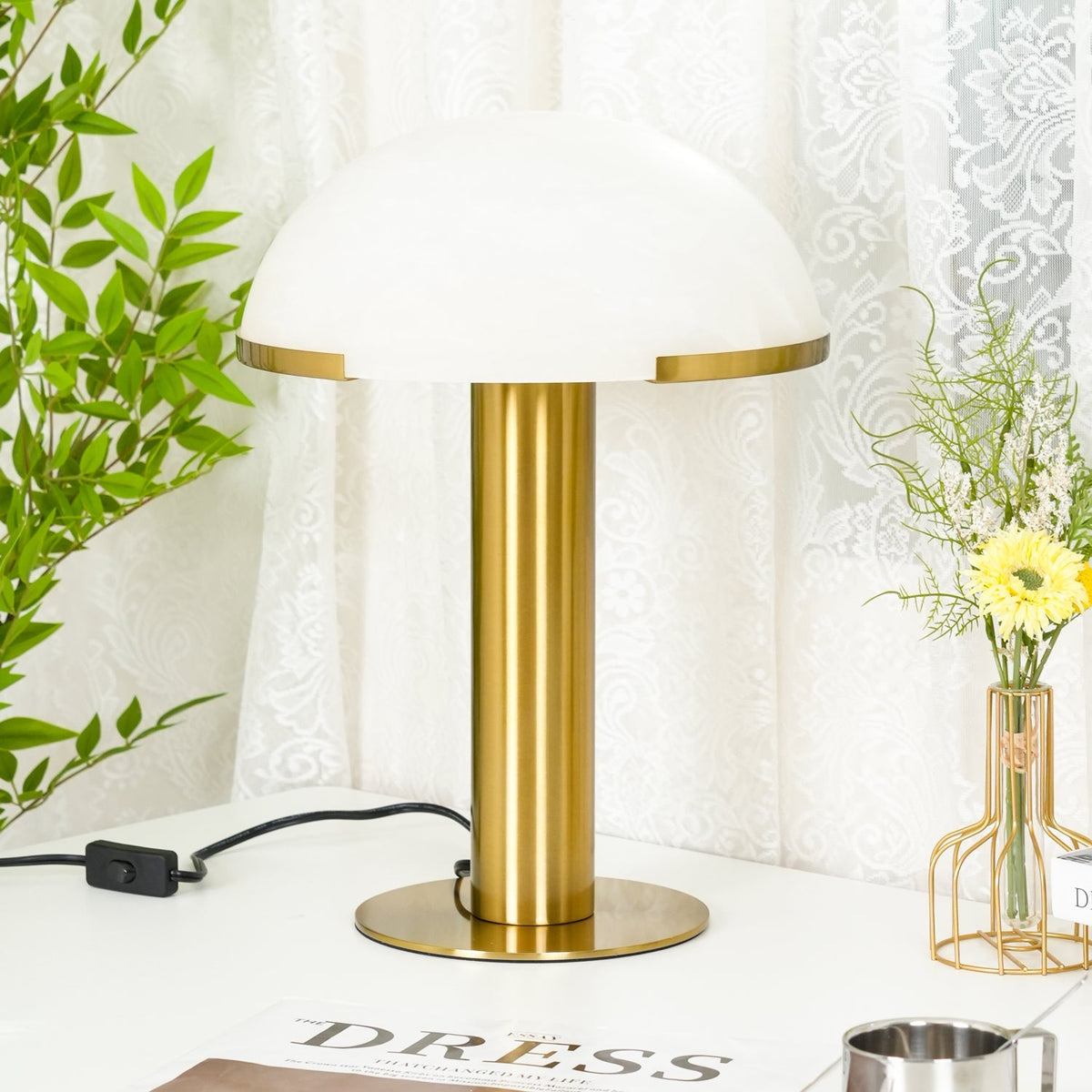 Elegance Alabaster Table Light, Bedside Table Lamp, detail 46