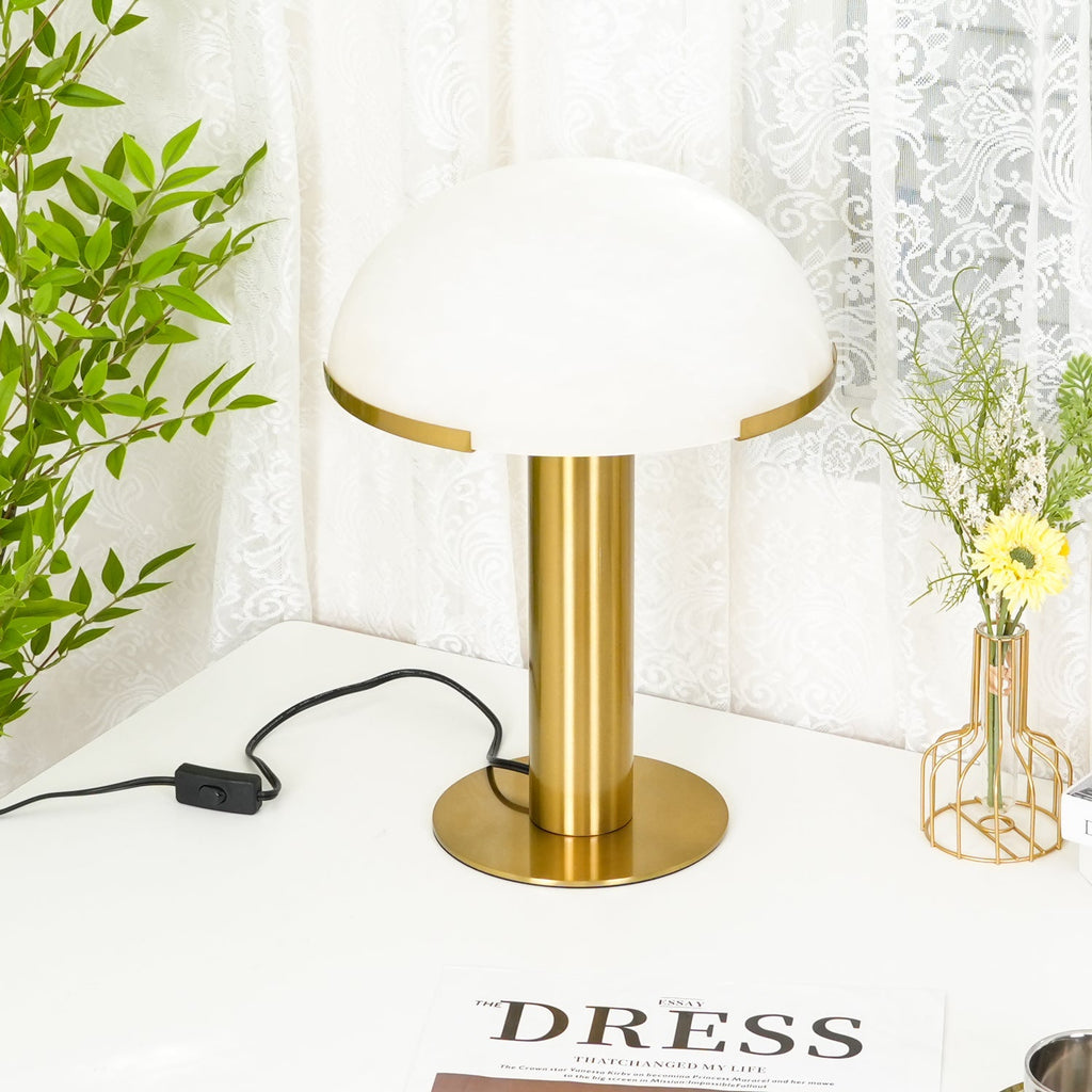 Elegance Alabaster Table Light, Bedside Table Lamp, detail 47