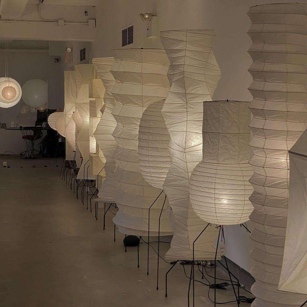 Ellipsa Rice Paper Lantern Floor Light, Floor Lamp, detail 10