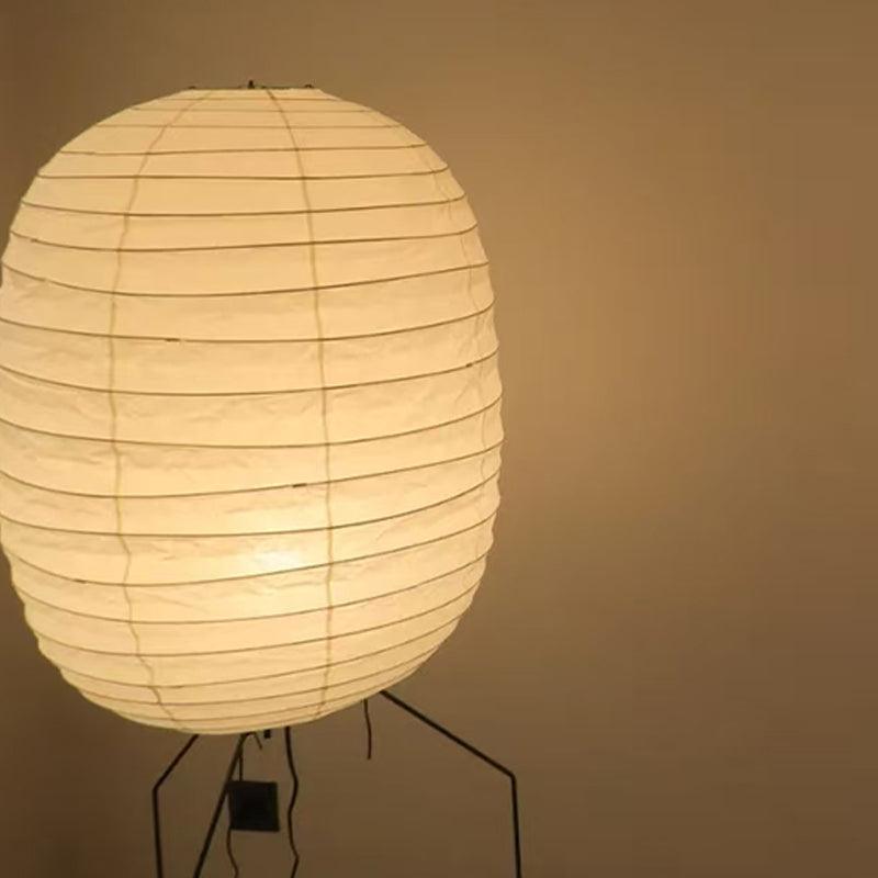 Ellipsa Rice Paper Lantern Floor Light, Floor Lamp, detail 4
