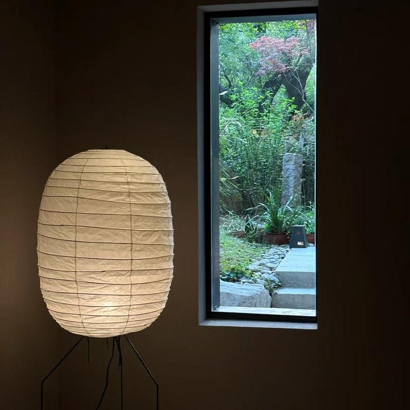 Ellipsa Rice Paper Lantern Floor Light, Floor Lamp, detail 7