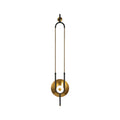 Ellipse Ring Marble Wall Light, Hardwired Wall Sconce, Metal, Dia 28cm x H 115cm