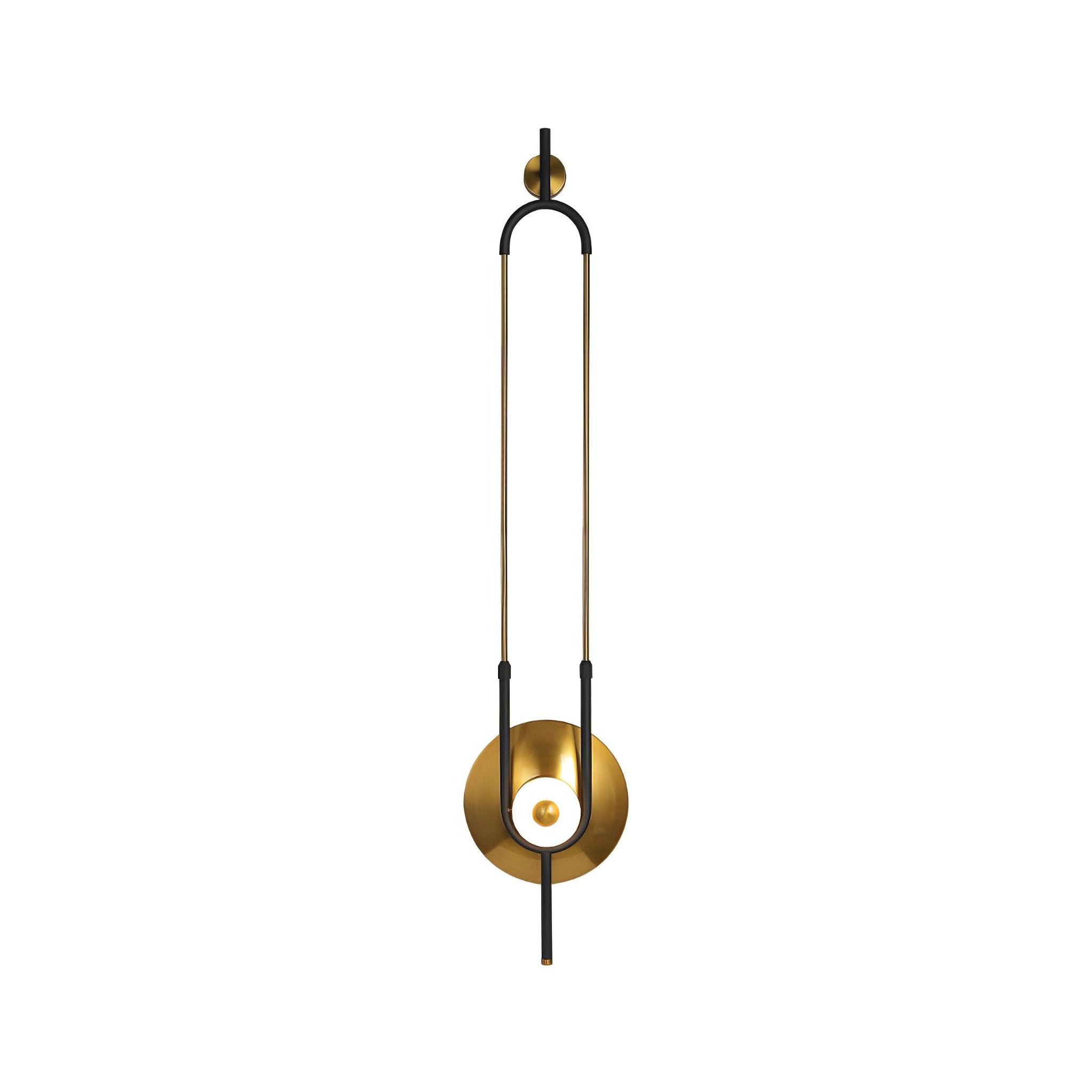 Ellipse Ring Marble Wall Light, Hardwired Wall Sconce, Metal, Dia 28cm x H 115cm