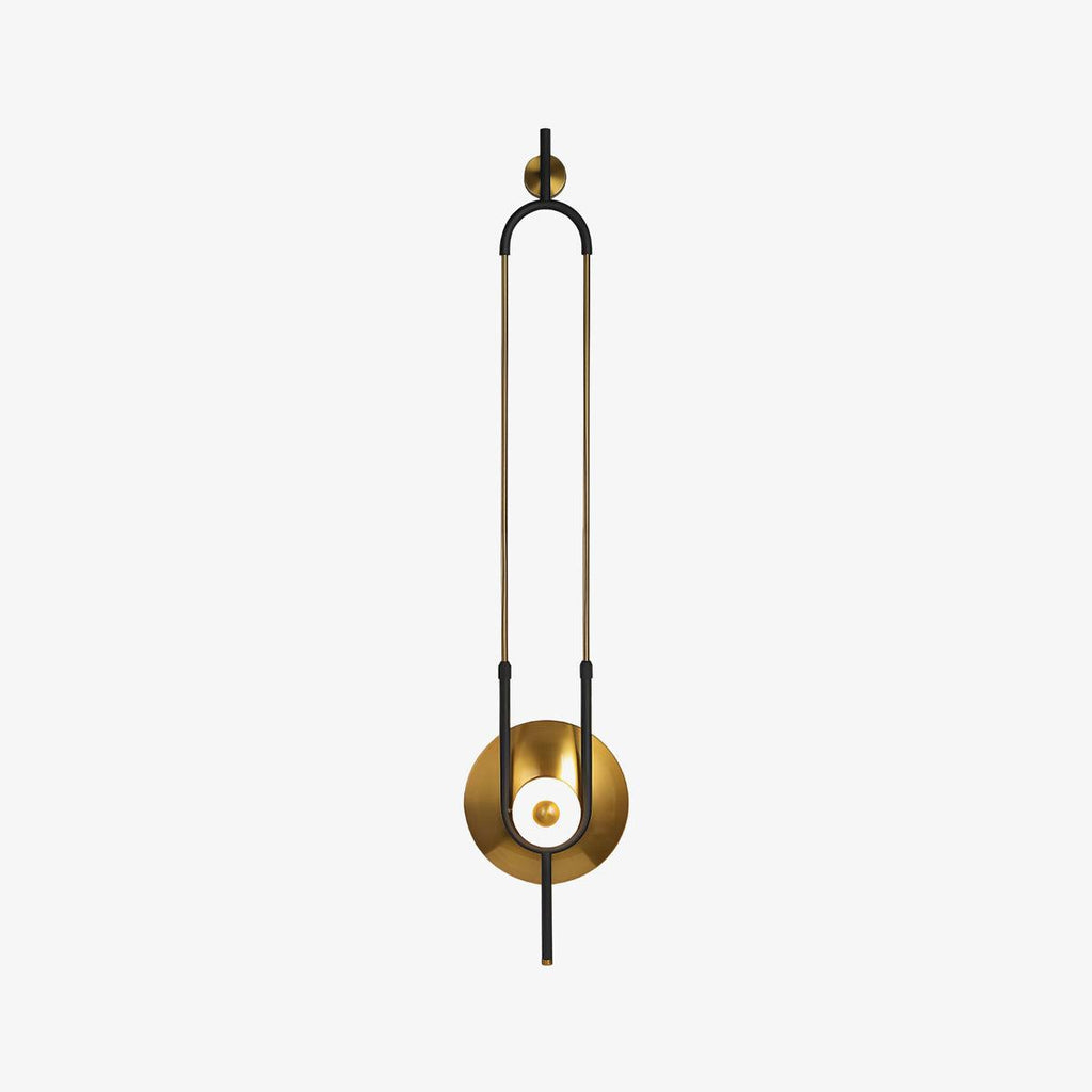 Ellipse Ring Marble Wall Light, Hardwired Wall Sconce, detail 2