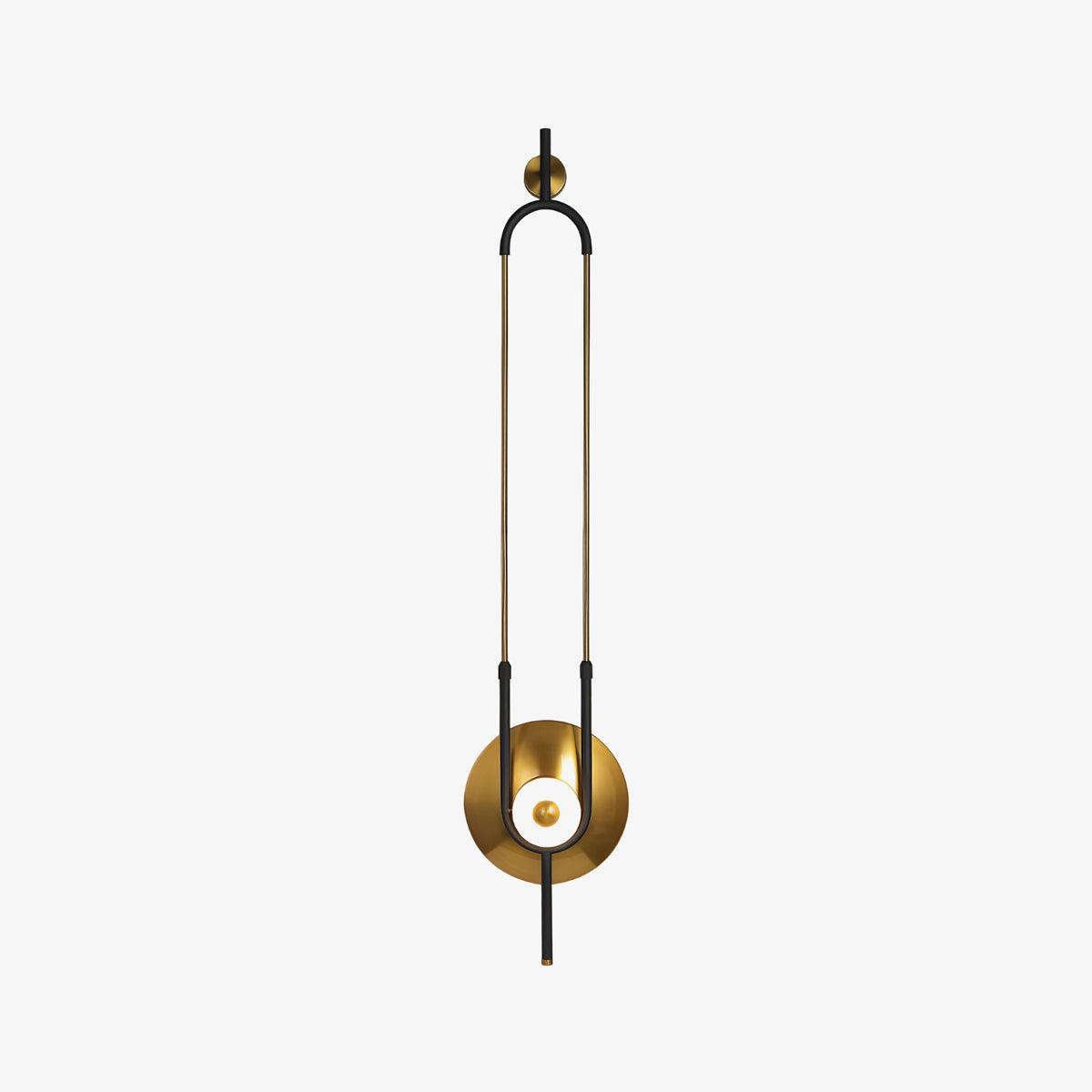 Ellipse Ring Marble Wall Light, Hardwired Wall Sconce, detail 2