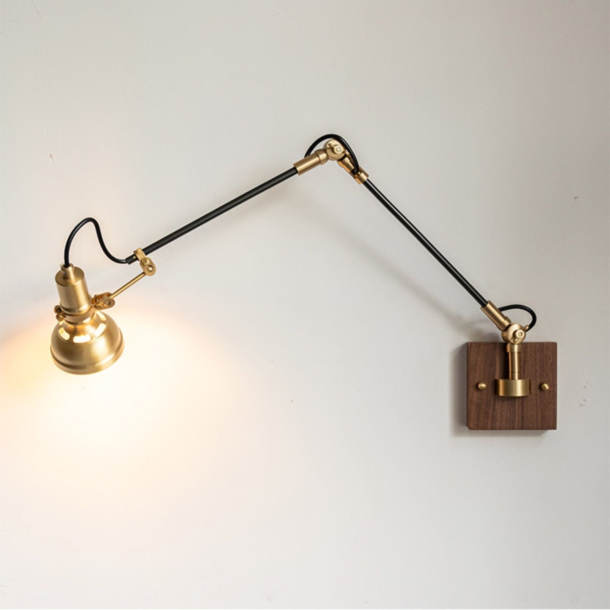 Elowen Wood Wall Light, Hardwired Wall Sconce, detail 5