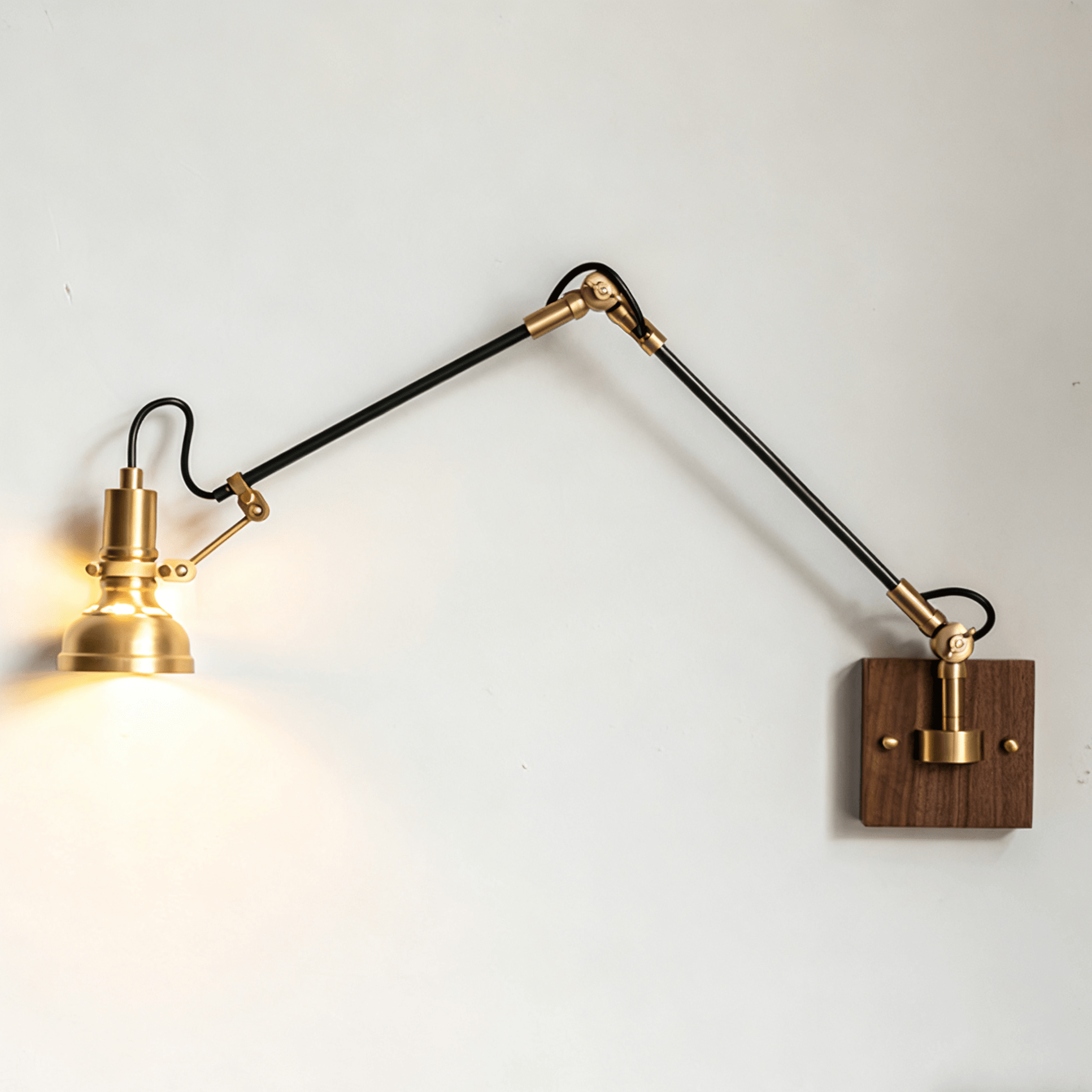 Elowen Wood Wall Light, Hardwired Wall Sconce, detail 6